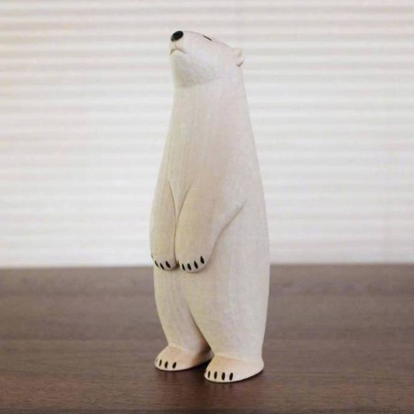北極熊｜木雕｜渡邊久志 | Wood Carved