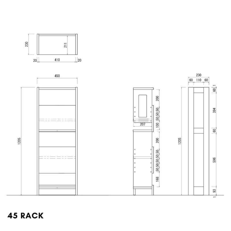 CARLO 層架櫃｜RACK | 日本製傢俬｜SHELF | 置物架