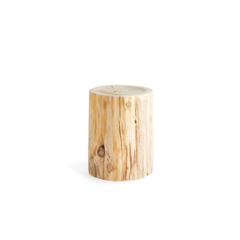 HIBA RAW WOOD STOOL