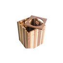 WOODEN STORAGE & TRASH