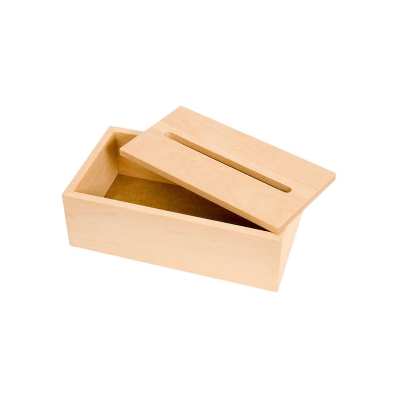 WOODEN LONG TISSUE BOX