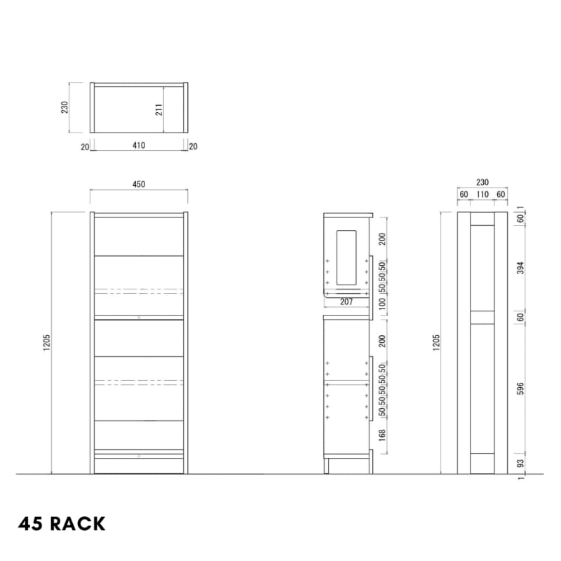 CARLO｜層架櫃｜RACK | 日本製傢俬｜SHELF | 置物架