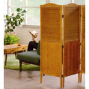 PINE WOOD 屏風｜遮陽屏風｜間隔屏風｜隔斷屏風牆