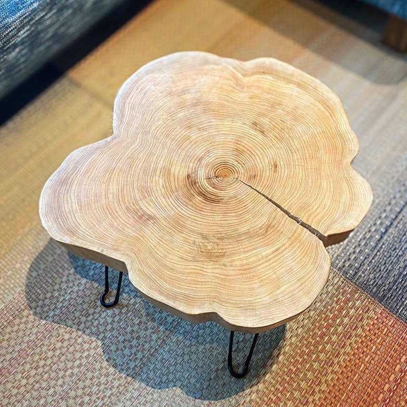 LOG STOOL | 檜木 | 年輪櫈