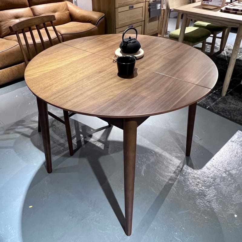 RESIN 伸縮圓桌 | EXTENDABLE TABLE | 日本傢俬 | 伸縮枱