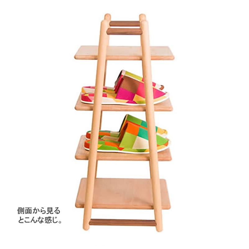 WOODEN 4 LAYERS RACK