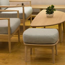 WOODEN SOFA OTTOMAN (DISPLAY SALE)