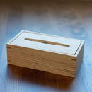 WOODEN TISSUE BOX